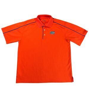 PGA Tour Florida Gators Polo Men’s Large Orange Golf NCAA Embroidered Logo